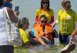 Semudh facilita banho de mar seguro a pessoas com deficiência neste sábado