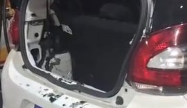 Carro que levava torcedores do CSA ao Rei Pelé é atacado por motociclistas
