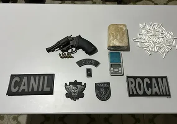 Cerco policial termina com prisão de suspeitos de homicídio e tráfico em Arapiraca