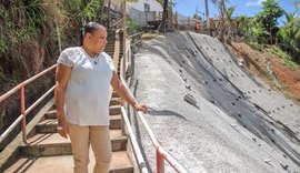 Moradores comemoram andamento das obras de contenção de encostas e relatam sentimento de segurança