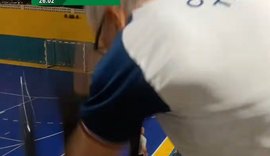 Diretor arremessa cadeira e acerta fotógrafo em jogo de handebol infantil