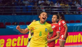 Brasil atropela Panamá e avança às quartas do Mundial de Futsal Feminino