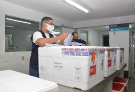 Alagoas recebe nesta semana a maior remessa de doses de vacinas contra a covid-19