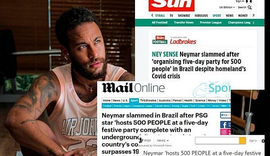 Réveillon de Neymar para 500 pessoas na pandemia vira notícia internacional