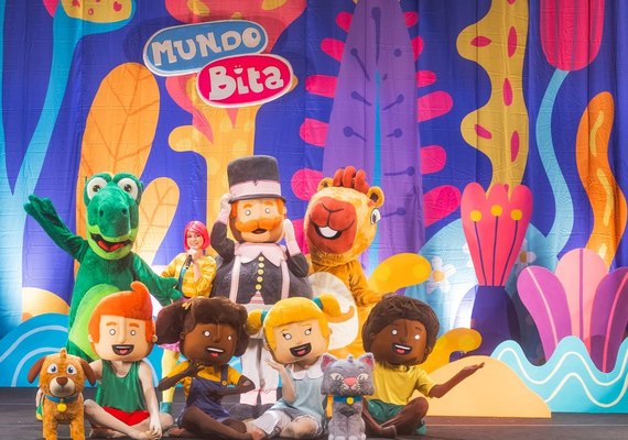 Mundo Bita, sucesso infantil, traz espetáculo “Festa dos Bichos” em Maceió