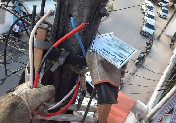 Supermercado é flagrado furtando energia pela terceira vez em Maceió