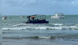 Tempestade afunda embarcações na orla de Maceió e acende alerta das autoridades