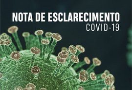 Nota de esclarecimento sobre as medidas de contenção ao coronavírus em Alagoas