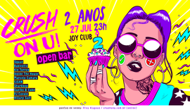 Crush On U celebra dois anos com festa open bar em Maceió