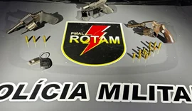 PM apreende três armas de fogo escondidas em veículo na Ponta Grossa