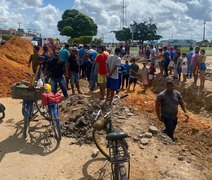 Vídeo: jovem morre soterrado em obra de saneamento no interior de Alagoas