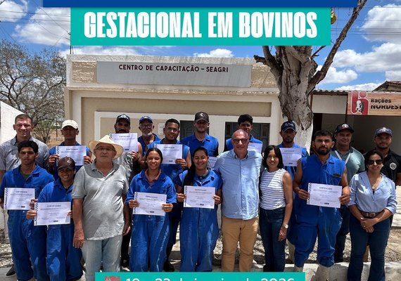 Seagri-AL promove curso de diagnóstico gestacional em bovinos