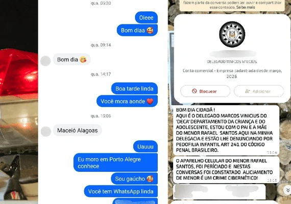 Gospistas usam nomes de delegados para extorquir vítimas em Maceió