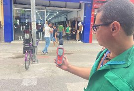 Fiscalização do Iplam combate excesso de som no Centro de Maceió