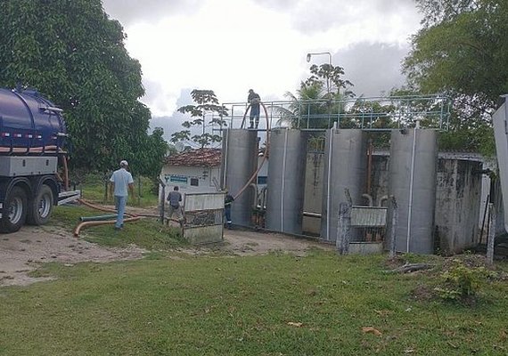 Casal paralisa sistema de Passo de Camaragibe para manutenção emergencial