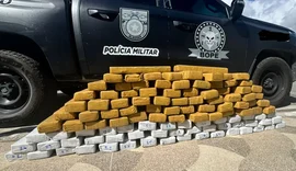 Bope apreende 97kg de maconha em carreta na divisa de AL com Sergipe