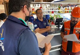 Barraca de praia na Jatiúca é interditada por risco de colapso estrutural