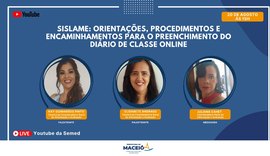 Secretaria Municipal da Educação debate sobre produção de diários de classe online em live