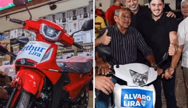 Arthur Lira e filho entregam motos em sorteios de Natal no interior de AL