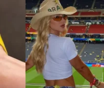 Virginia reclama que saltos fizeram calos em caminhada ao estádio da Copa