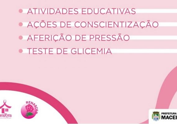 Ações do Maceió rosa acontecem no Terminal Rodoviário nesta quinta