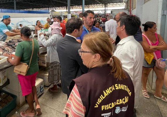 MPAL apreende pescados impróprios em fiscalização realizada em Arapiraca