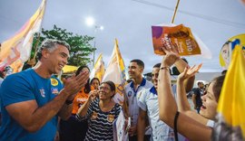 Rafael Brito é recebido com festa em um dos maiores colégios eleitorais de Alagoas