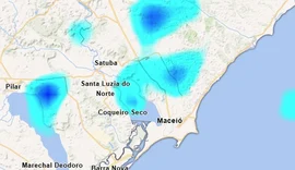 Inmet alerta para chuva forte em seis municípios de Alagoas; veja quais