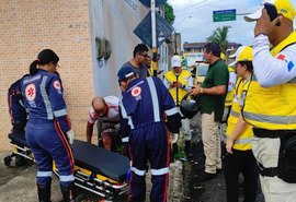 Ronda no Bairro socorre feridos em acidente entre motos no Benedito Bentes