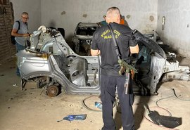 Polícia Civil estoura mais um galpão de desmanche de veículos em Maceió