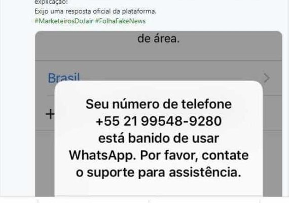 Flávio Bolsonaro diz que teve conta do WhatsApp banida