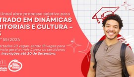 Abertas inscrições para curso de mestrado do ProDiC na Uneal