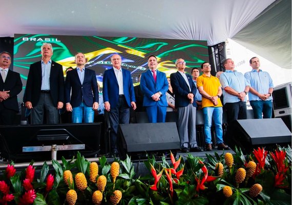Presidente do Sindaçúcar-AL e vice-presidente da República participam de inauguração da Exygen em Alagoas
