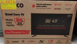 Ladrão se arrepende, compra TV parcelada em 10x e se entrega à polícia