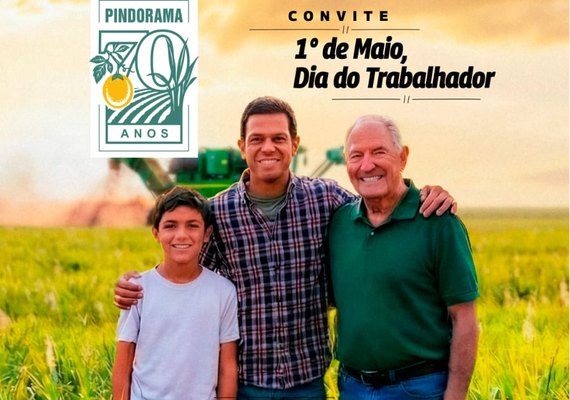 Cooperativa Pindorama celebra 1º de maio com agenda comemorativa