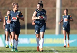 Seleção feminina de futebol já está nos EUA para o Torneio das Nações