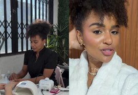Natália Deodato, ex-BBB, retoma trabalho como manicure e mostra rotina intensa