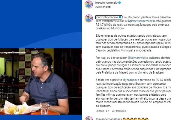 O que o tal de dr. Mário tem a ver com “JHC fazendo fuá” com dinheiro da Braskem?