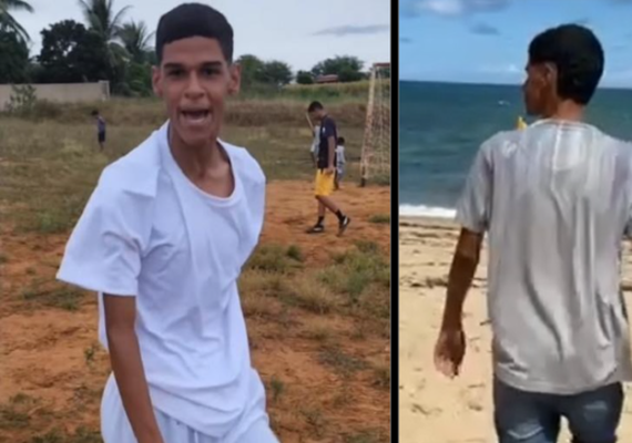 Brasileiro do momento: Luva de Pedreiro posta vídeo conhecendo a praia pela primeira vez