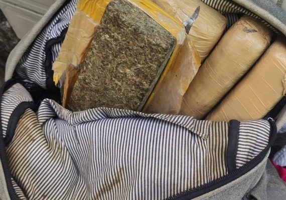 Mulheres são presas em Piaçabuçu e quatro tabletes de maconha são apreendidos