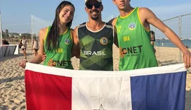 Atletas de Alagoas se destacam no Mundial de Handebol de Praia Sub-17, na Tunísia
