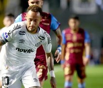 Neymar cobra apoio da torcida do Santos após após vitória sobre o Macará