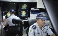 Polícia Militar faz demonstração de equipamentos de tecnologia da informação voltados à segurança que serão usados na Copa do Mundo