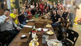 Jornalistas de Alagoas se reúnem em ato de apoio à reeleição de Lula