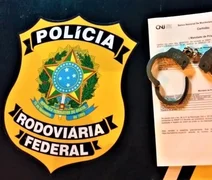 PRF prende foragido da Justiça por roubo e associação criminosa no interior de Alagoas
