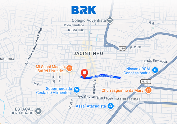 Obra da BRK no Jacintinho pode causar interdições em Maceió