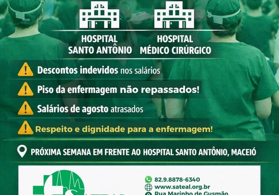Profissionais de enfermagem denunciam abusos em hospitais em Maceió