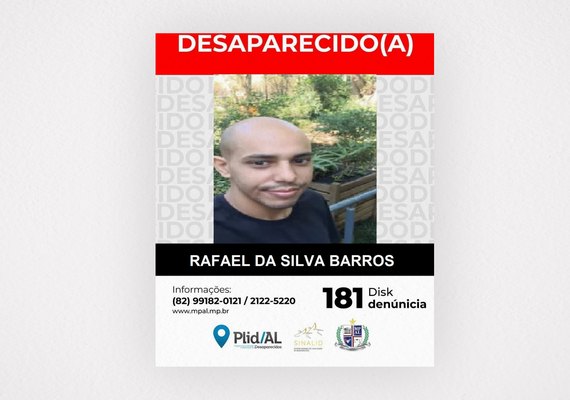 MP aciona Plid de São Paulo para tentar localizar alagoano desaparecido