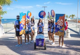 Verão o ano inteiro: Secretatria de Turismo realiza ação de marketing em praias do estado