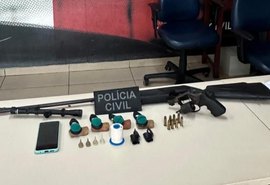 Polícia Civil prende em Murici suspeito de envolvimento em homicídio